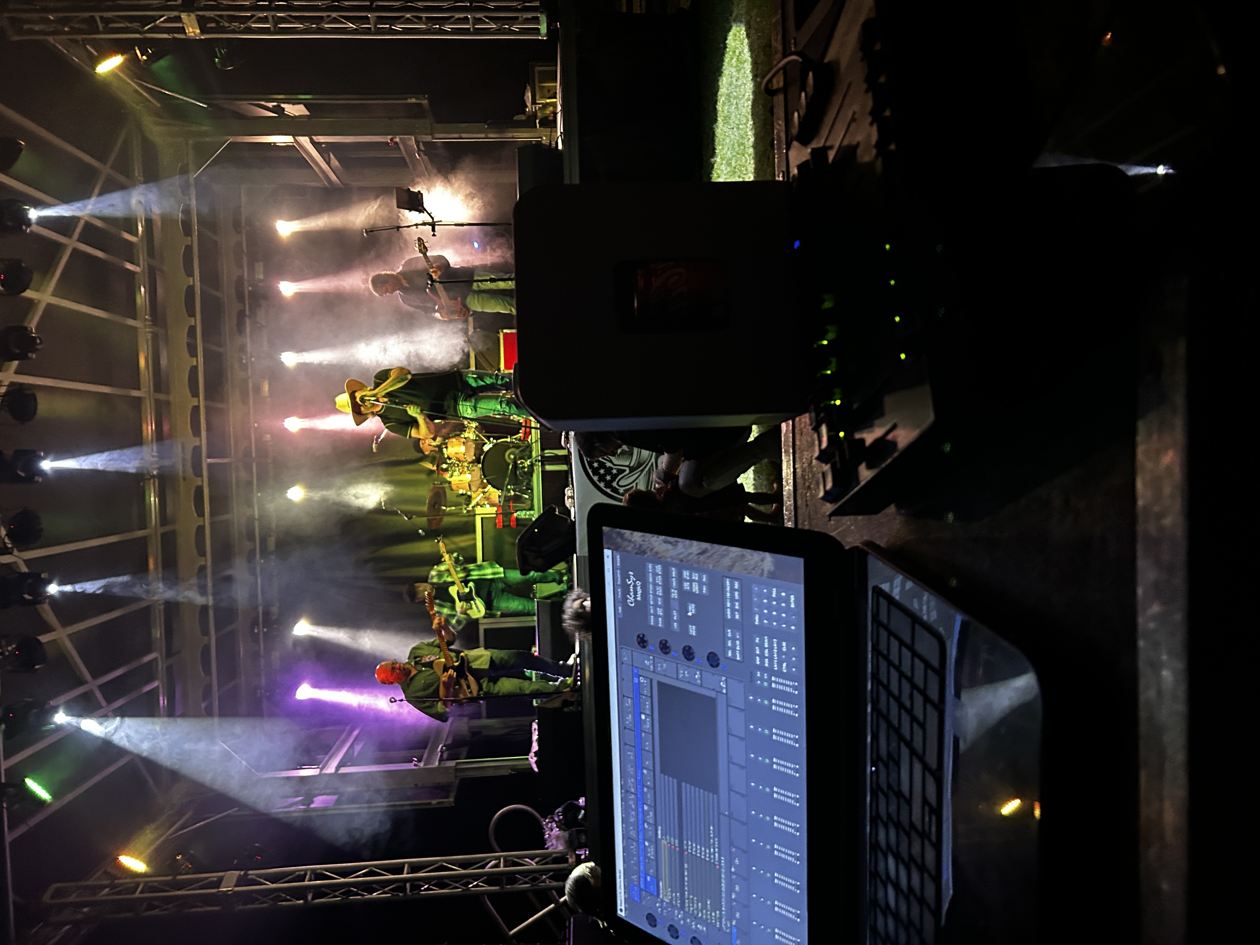 Stage & Lighting Rig Setup